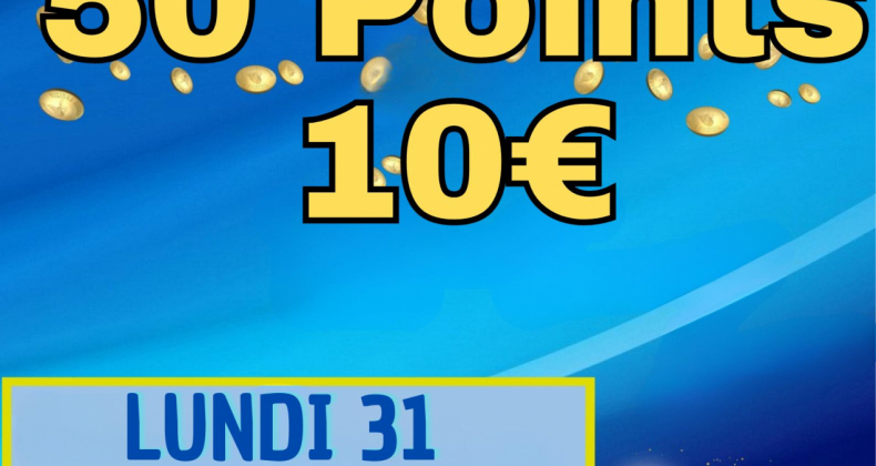 50 points 10€