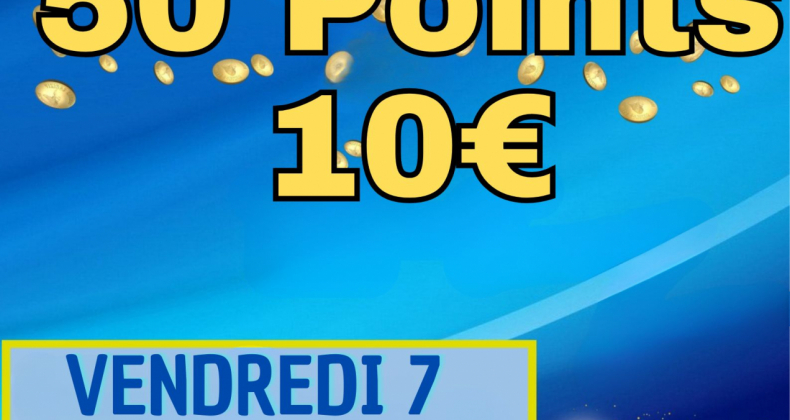 50 points 10€