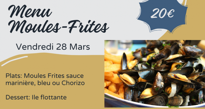 Menu Moule Frites
