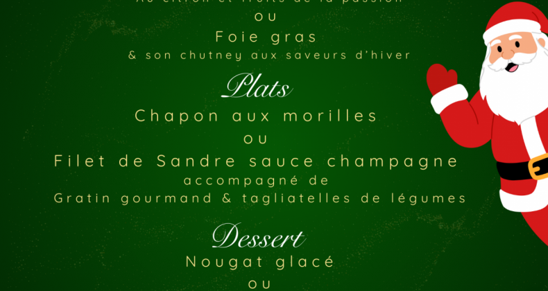 Menu de Noël