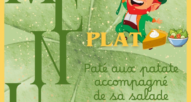 Menu spécial VENDREDI 13