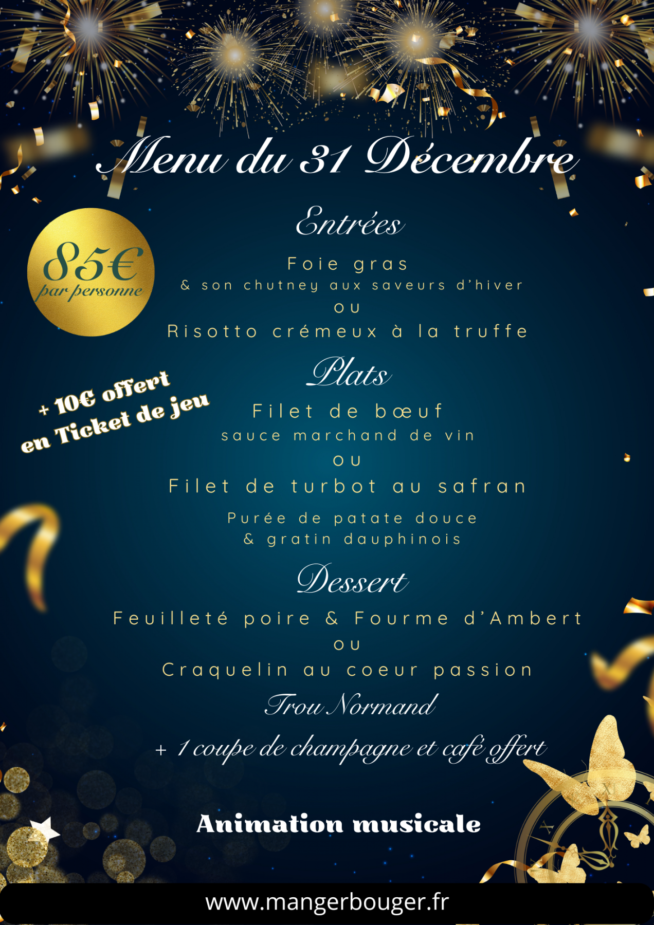 Réveillon du 31 Décembre