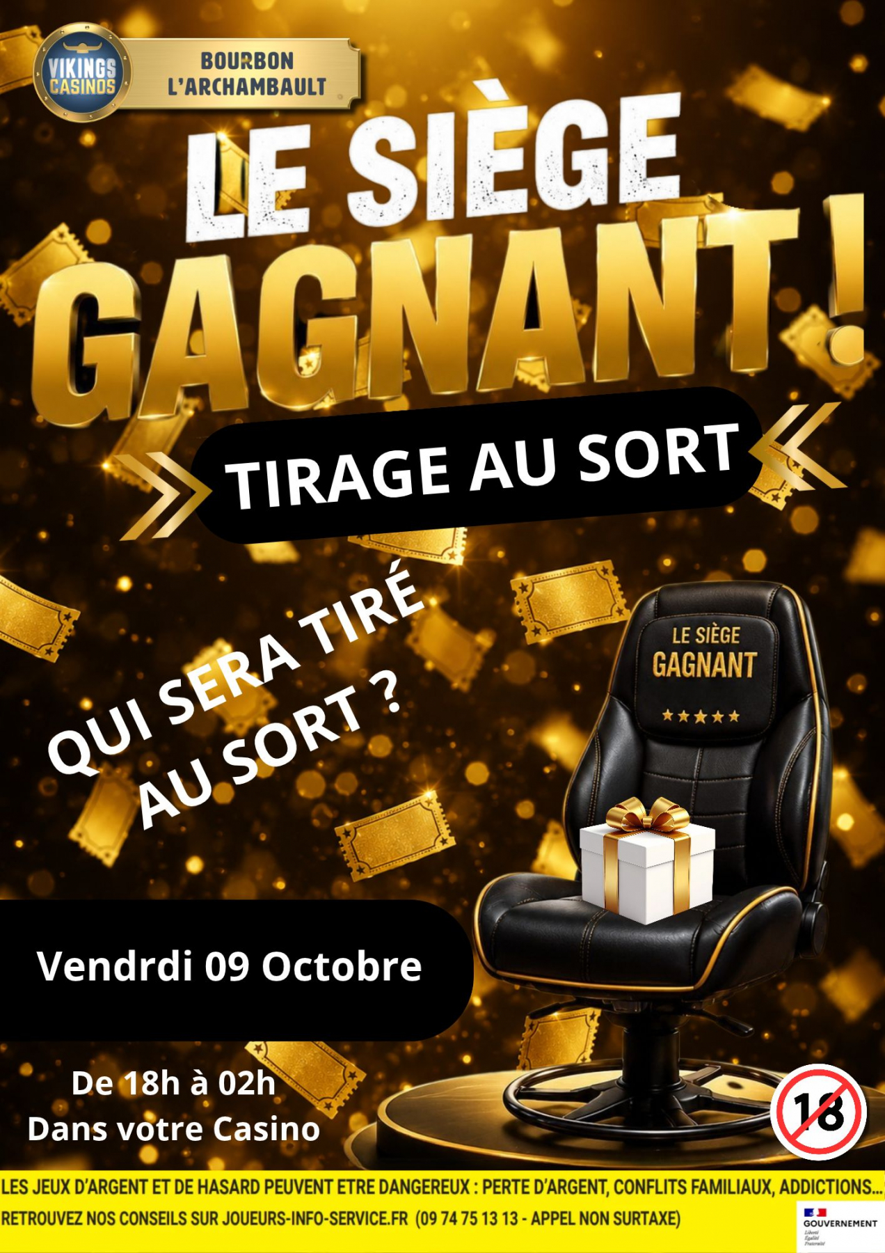 Le siège GAGNANT