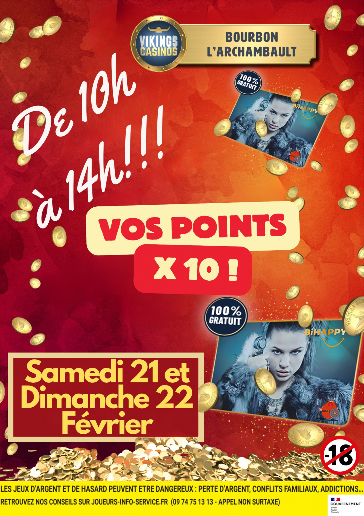 Vos points multipliés X10 !!!