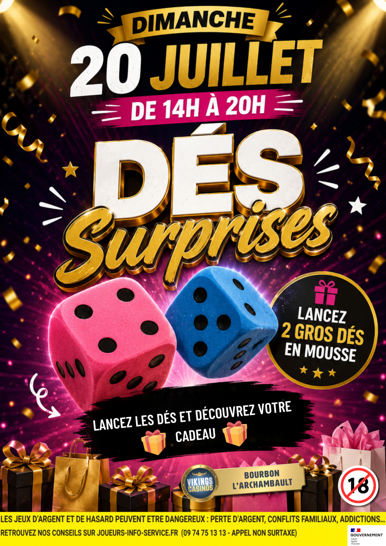 Dés surprise 