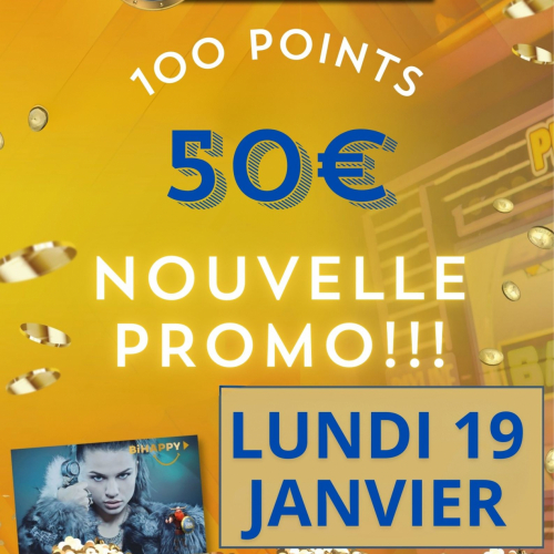 100 points 50€