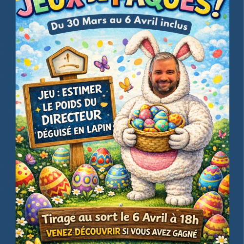 Le poids du lapin de Pâques