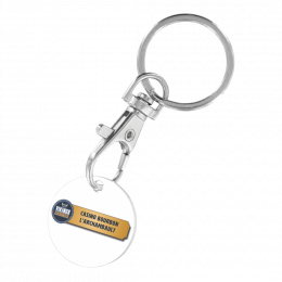 Porte-clés jeton de caddy