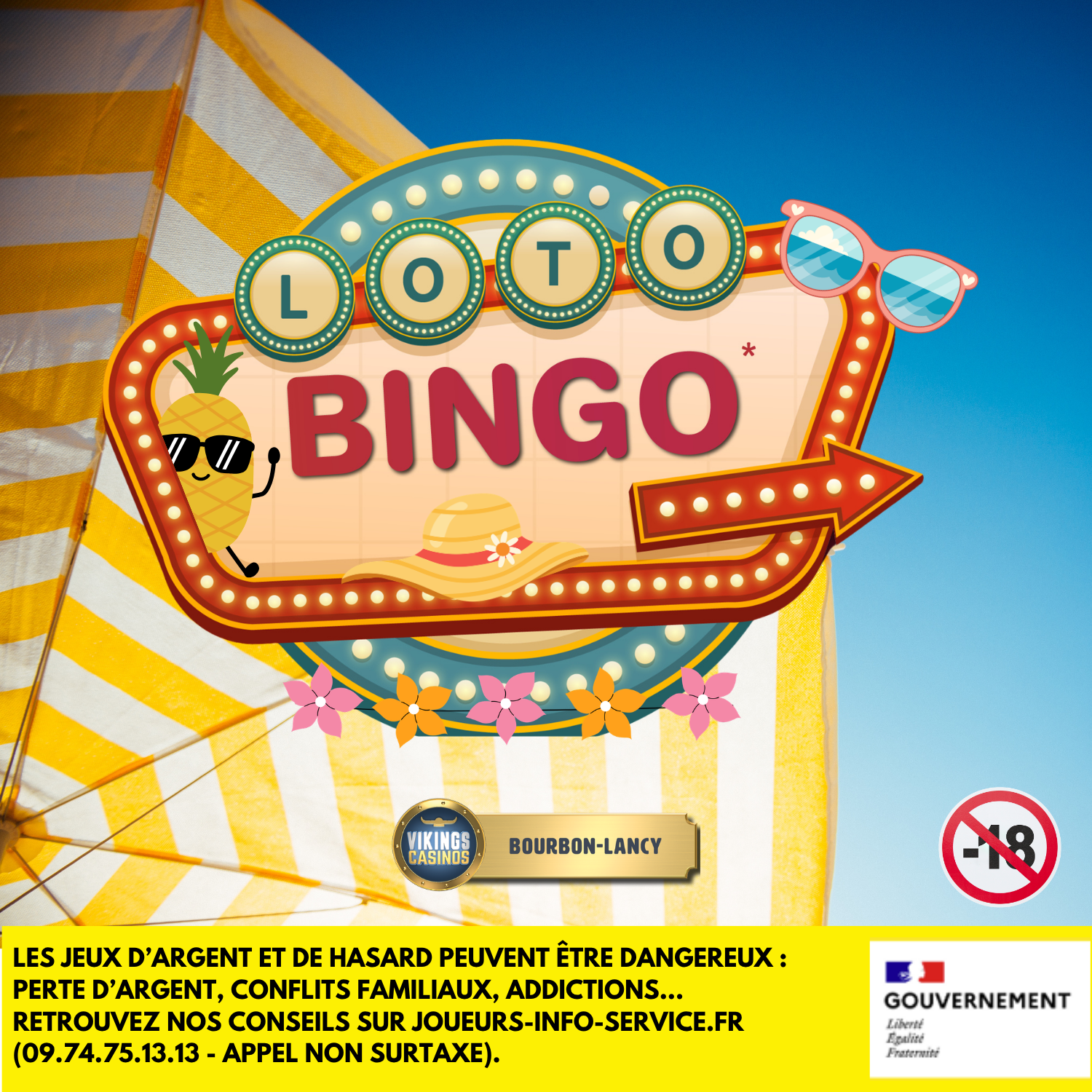 LOTO BINGO GRATUIT SPECIAL ETE