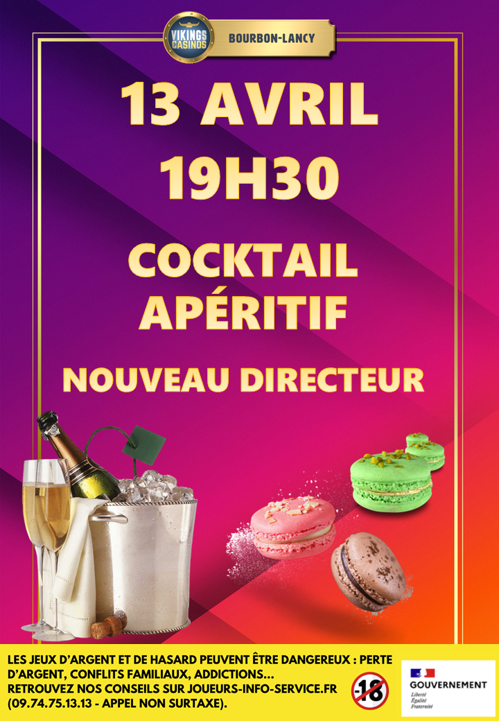 Cocktail apéritif du nouveau directeur