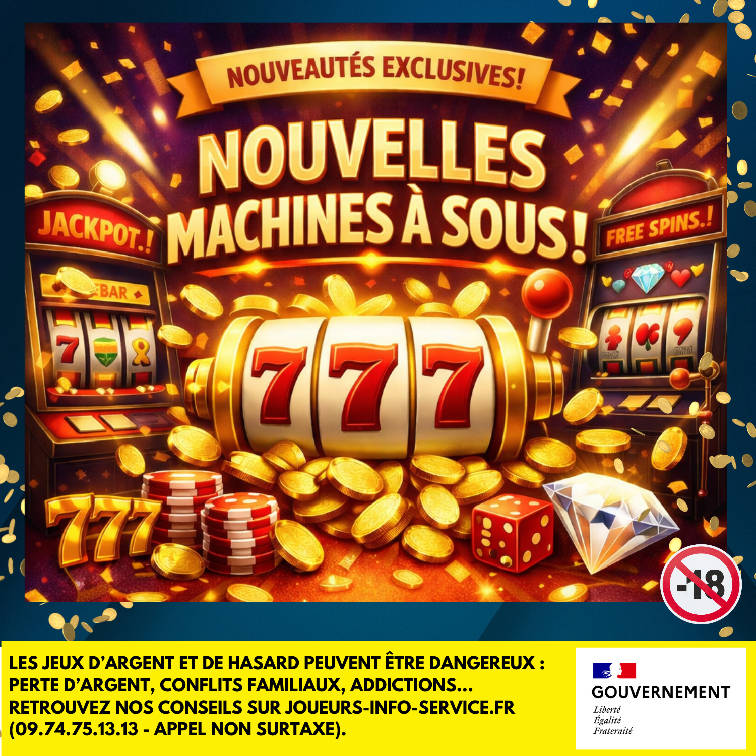 Changement de machines a sous