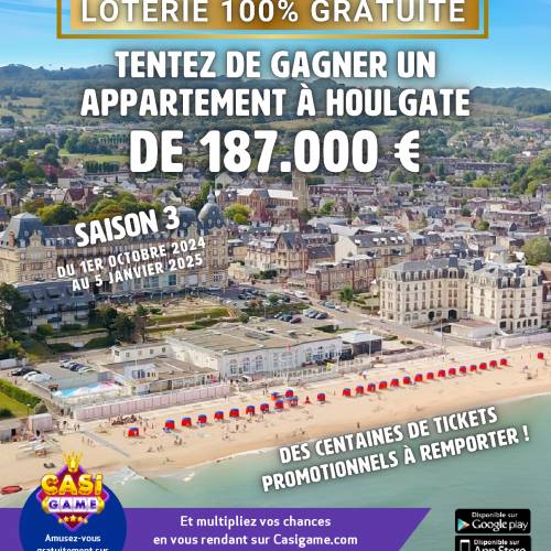 Loterie Appartement à Gagner à Houlgate