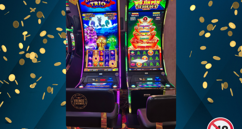Nos nouvelles machines à sous sont arrivées