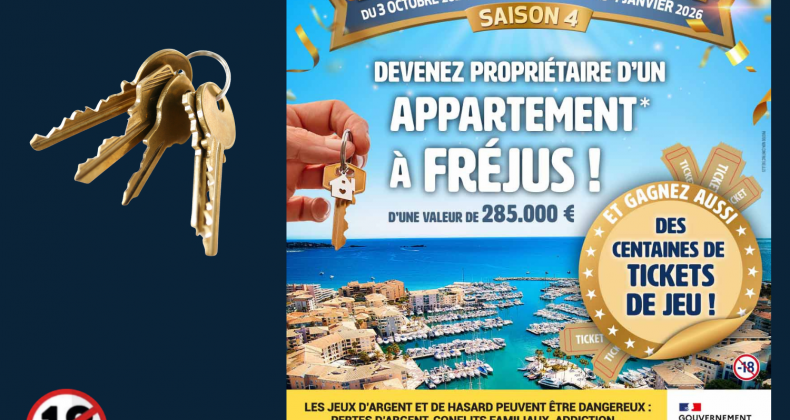 Tentez de gagner un appartement à Fréjus