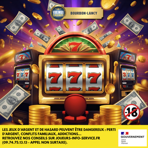 3 NOUVEAUX JEUX débarquent au Casino de Bourbon-Lancy !