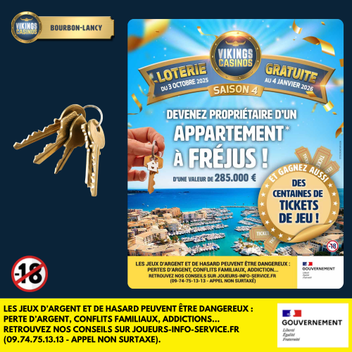 Tentez de gagner un appartement à Fréjus