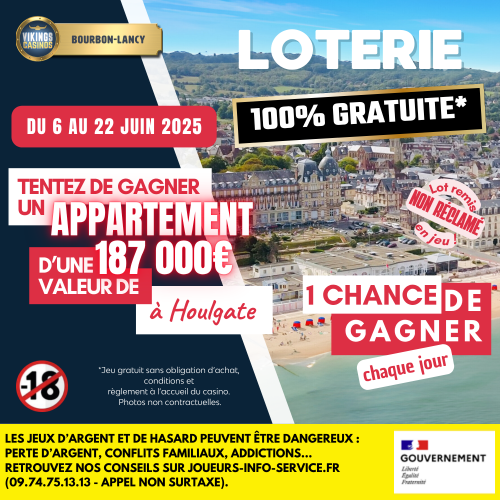 Loterie Appartement à Gagner à Houlgate
