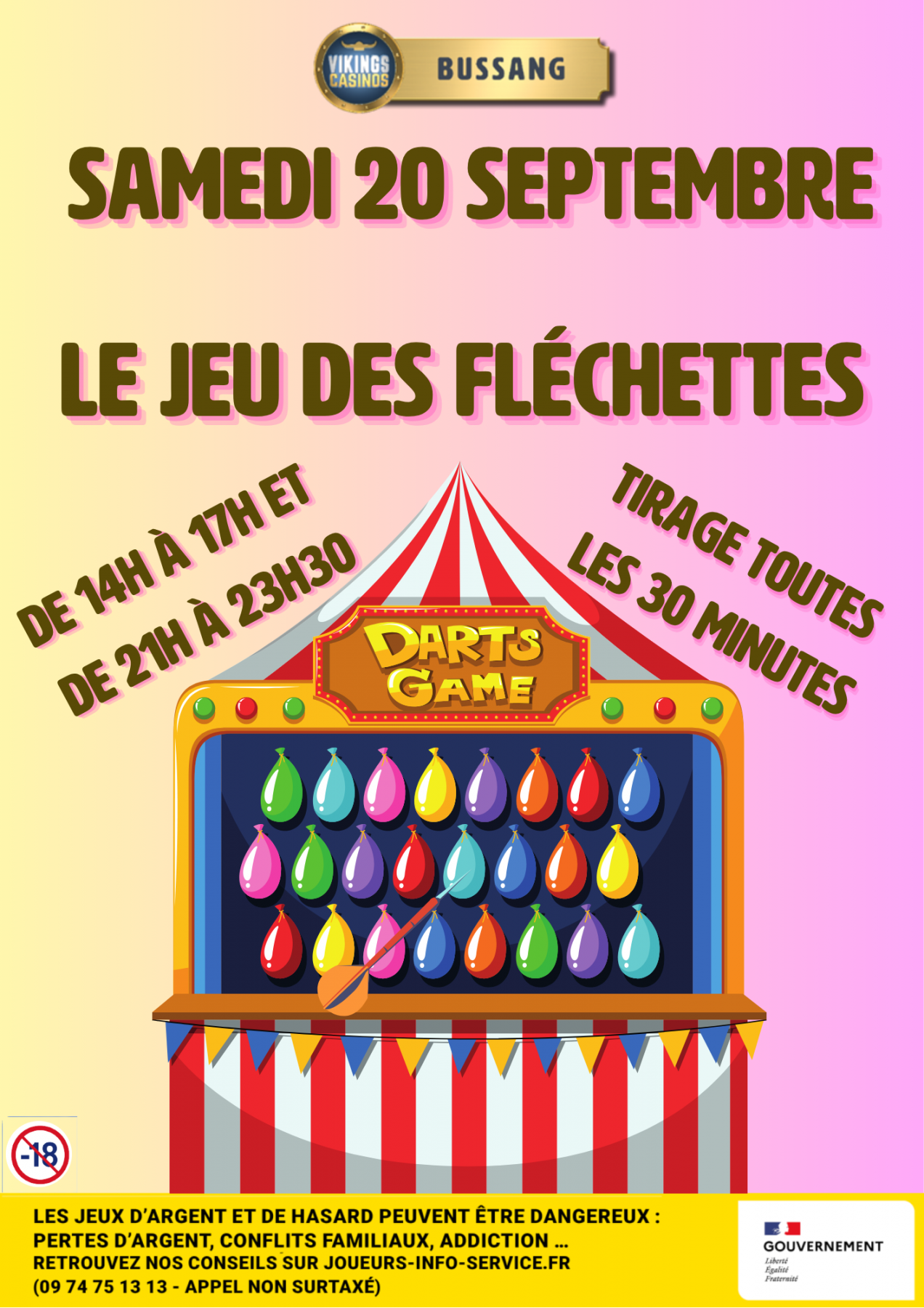 Les fléchettes