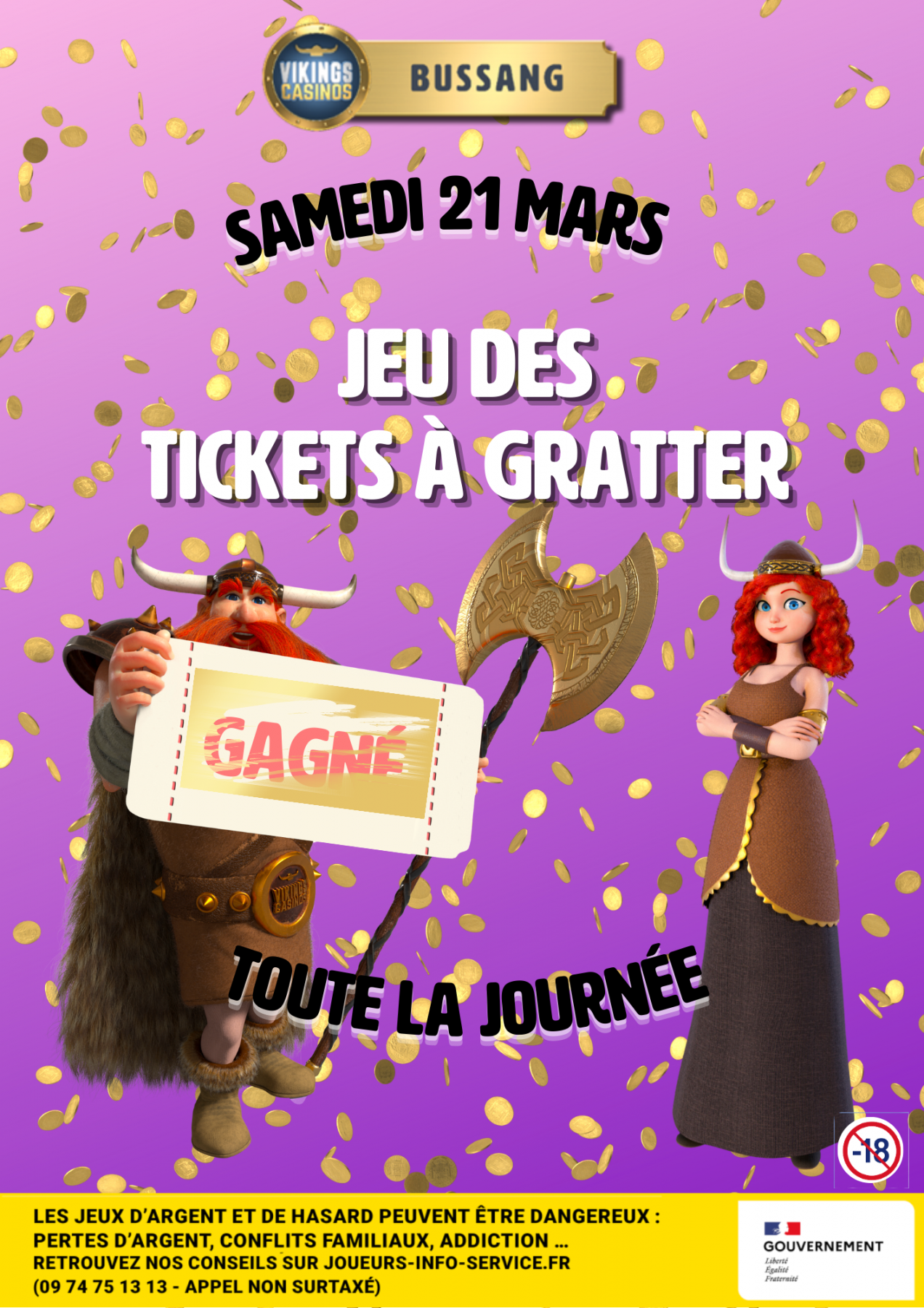 Les tickets à gratter