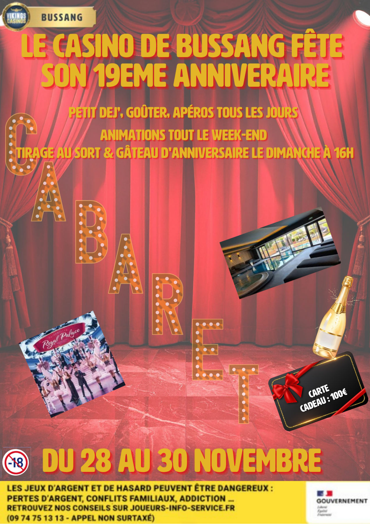 Le casino fête ses 19 ans