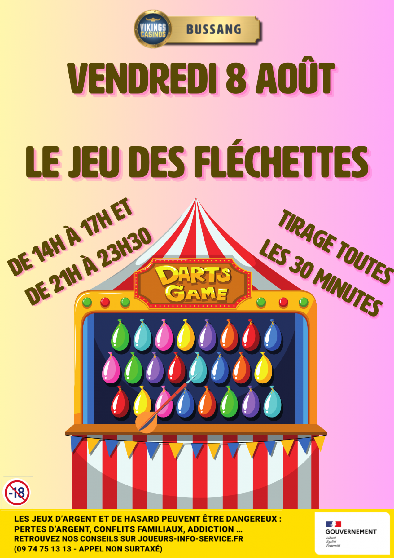 Les fléchettes
