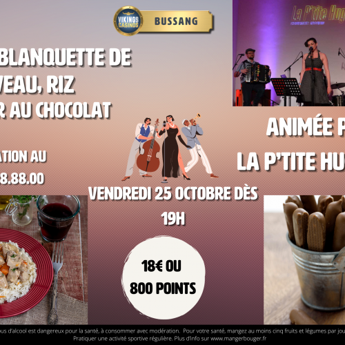 Soirée blanquette 