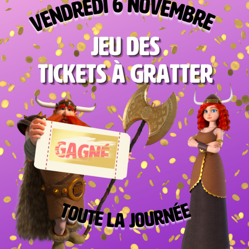 Les tickets à gratter