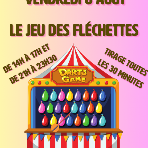 Les fléchettes