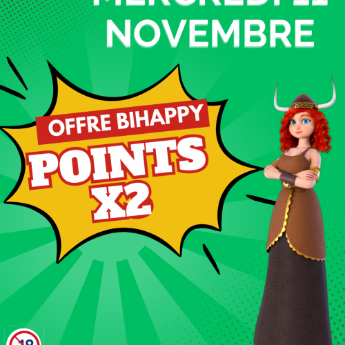 Points multipliés