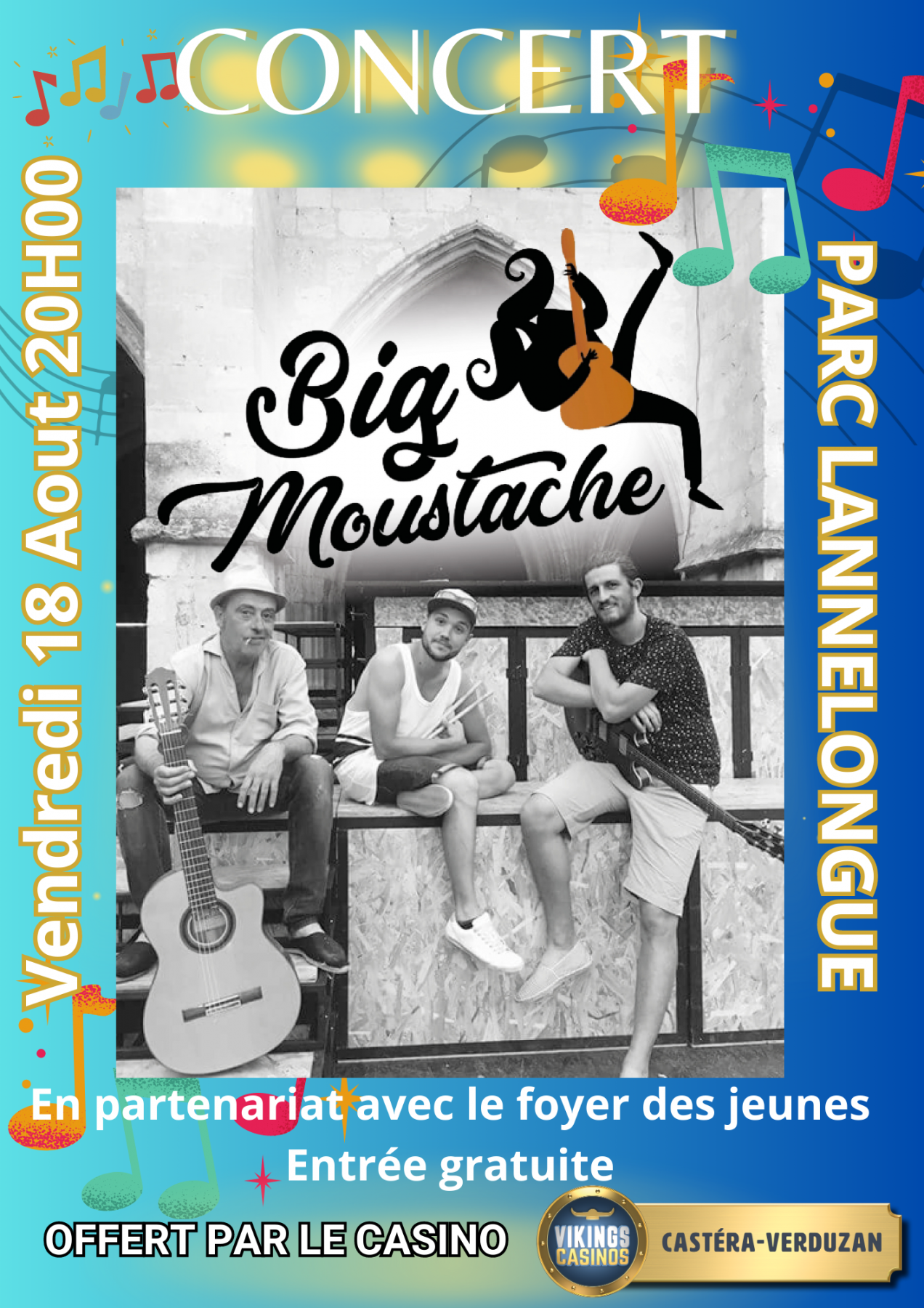 CONCERT DE L'ÉTÉ: BIG MOUSTACHE