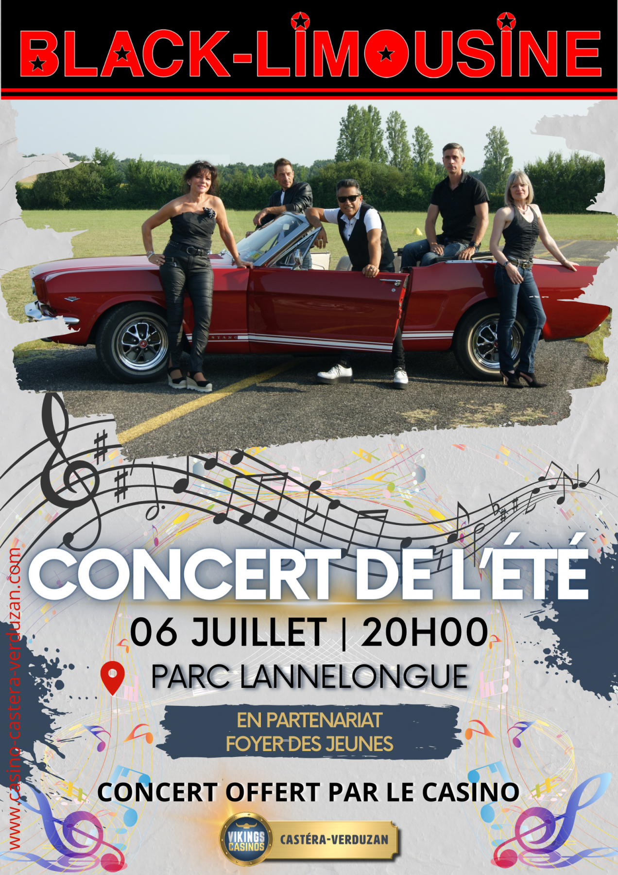 CONCERT DE L'ÉTÉ : BLACK LIMOUSINE