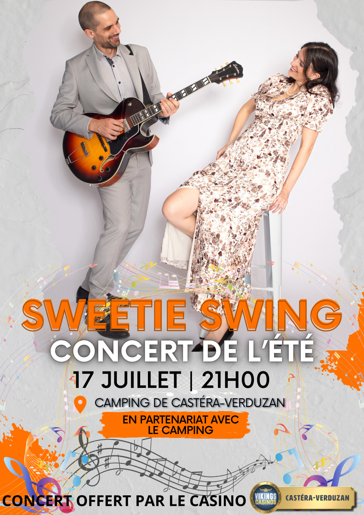CONCERT DE L'ÉTÉ: SWEETIE SWING (Camping)