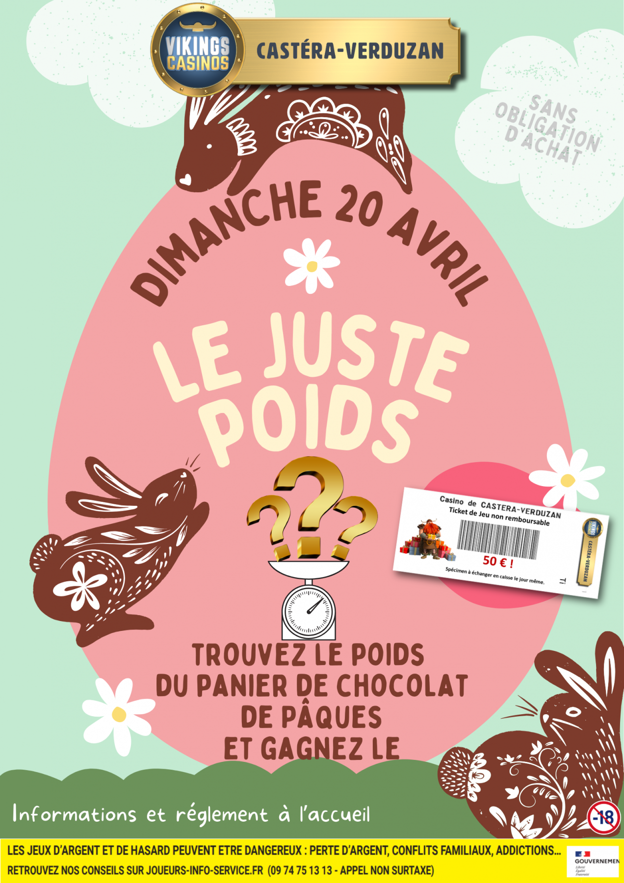 LE JUSTE POIDS DE PAQUES