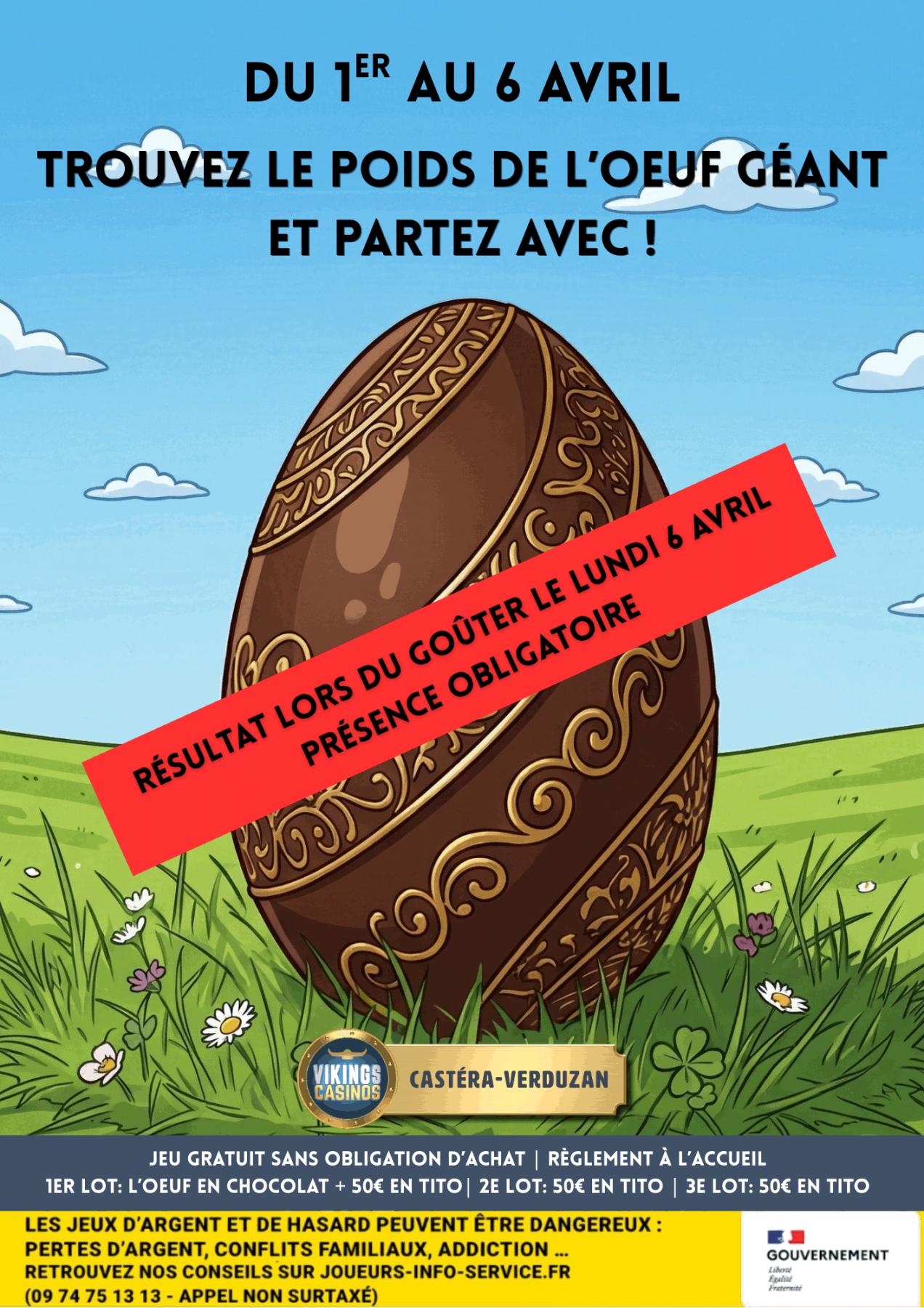 LE JUSTE POIDS DE PAQUES