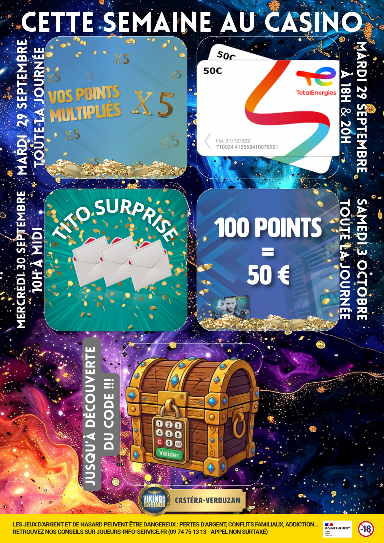 SEMAINE DU 28 SEPTEMBRE AU 4 OCTOBRE