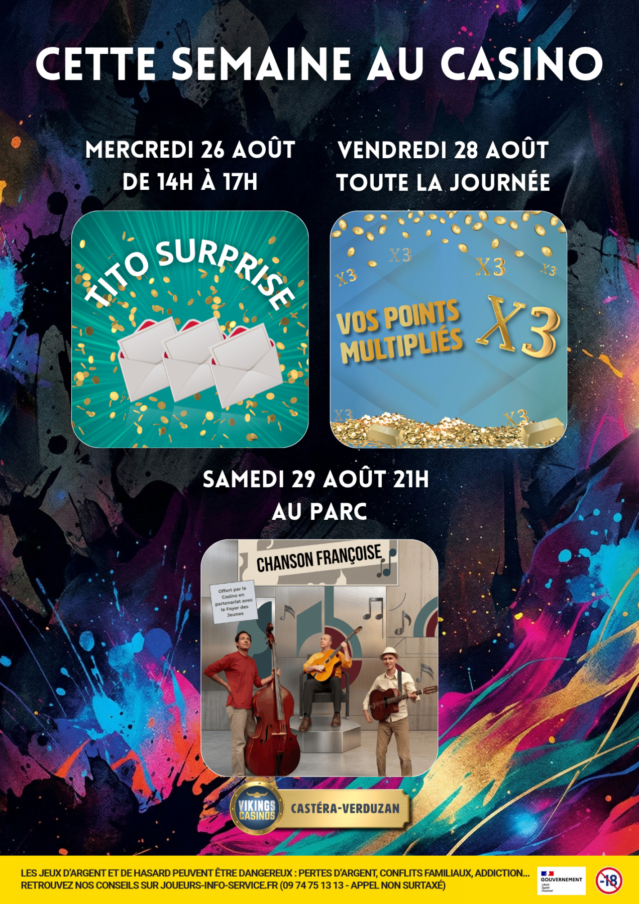 SEMAINE DU 24 AOÛT AU 30 AOÛT