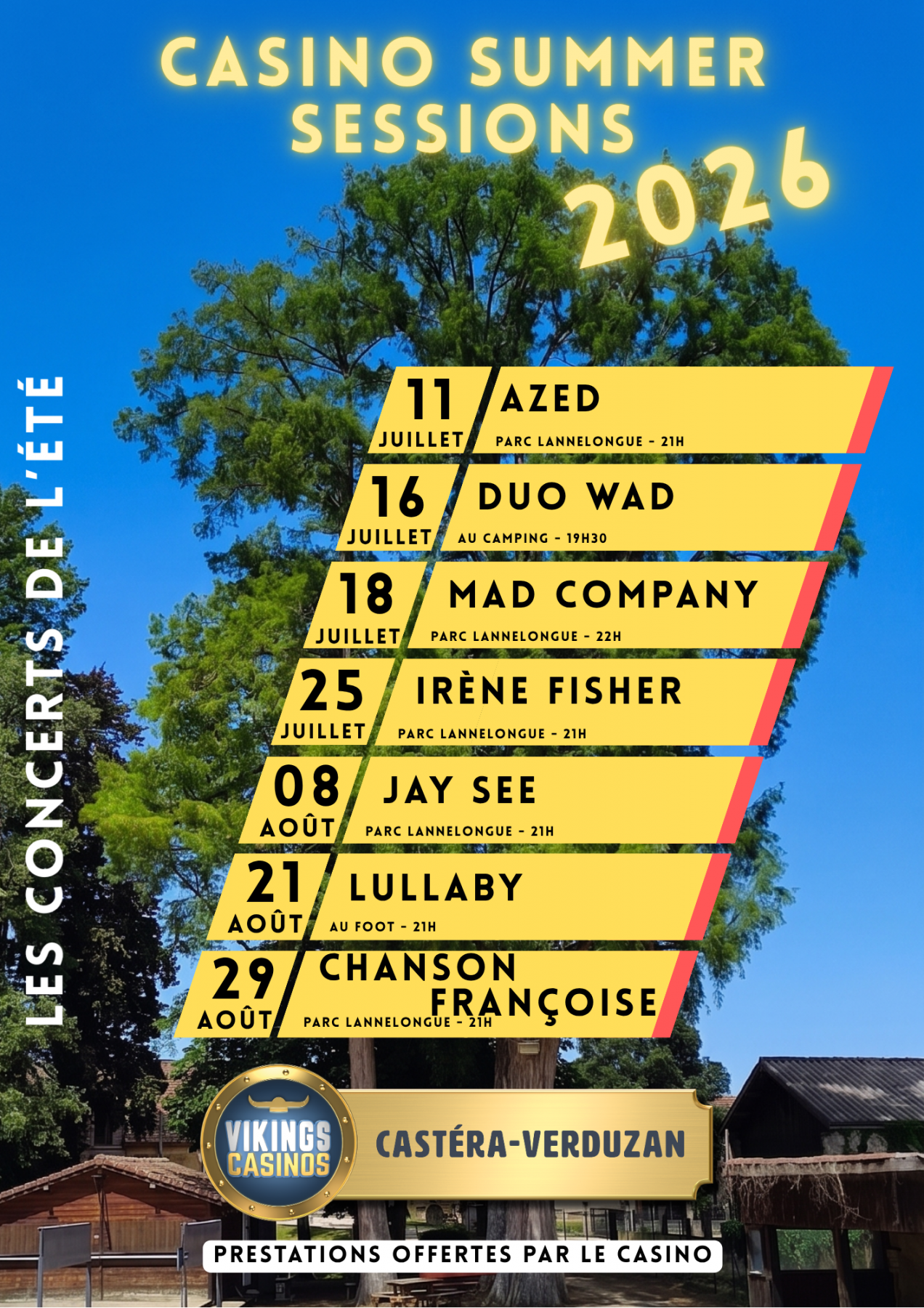 LES CONCERTS DE L'ETE