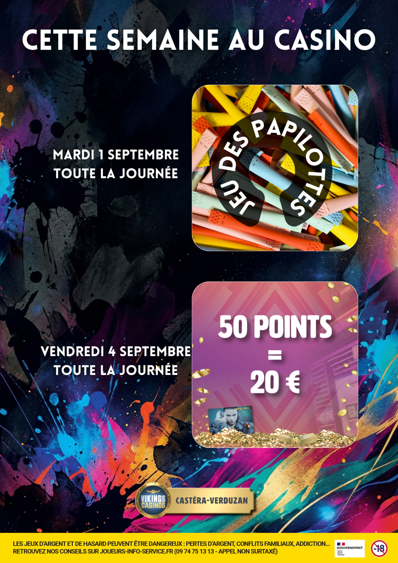 SEMAINE DU 31 AOÛT AU 6 SEPTEMBRE