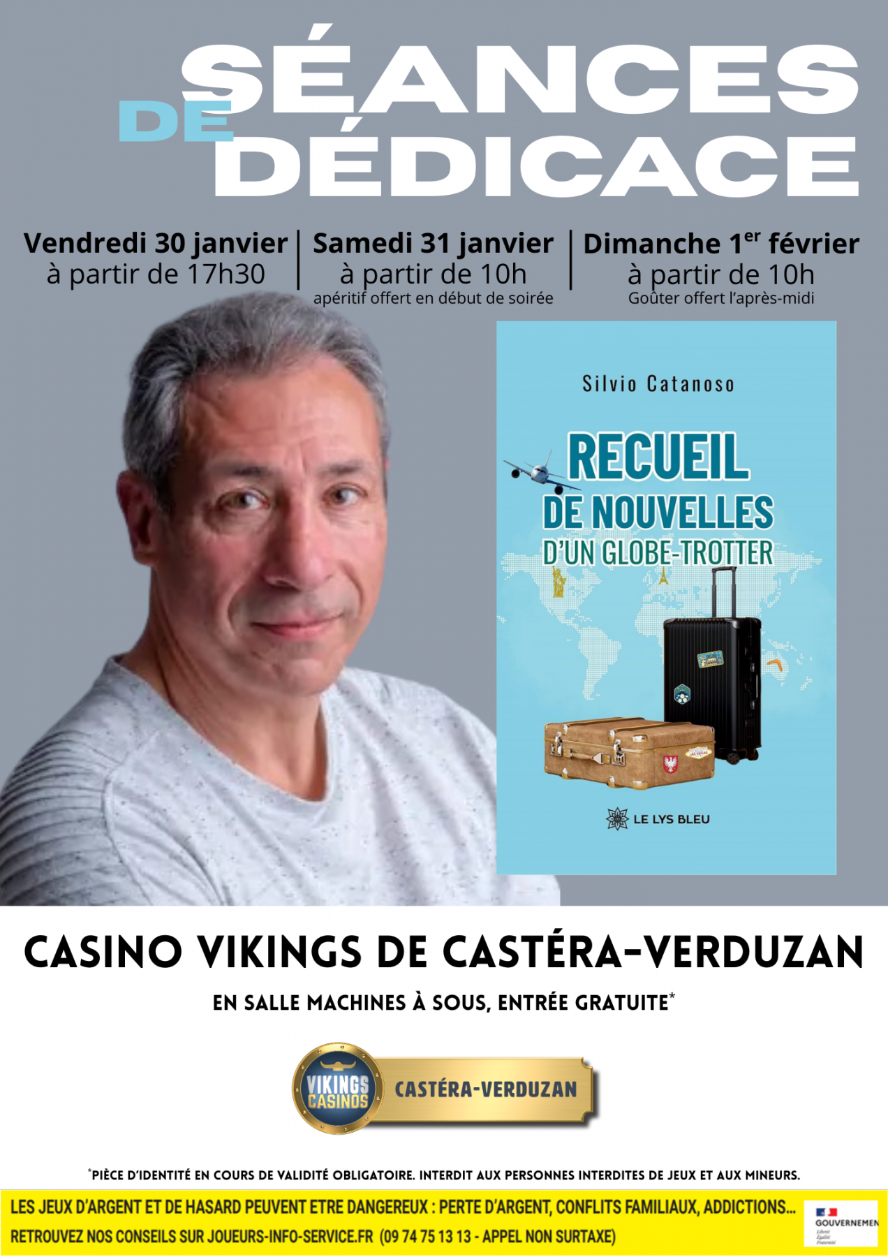 Séances de dédicace de Silvio CATANOSO