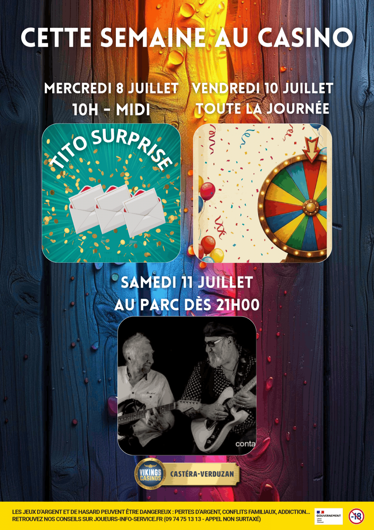 SEMAINE DU 6 JUILLET AU 12 JUILLET
