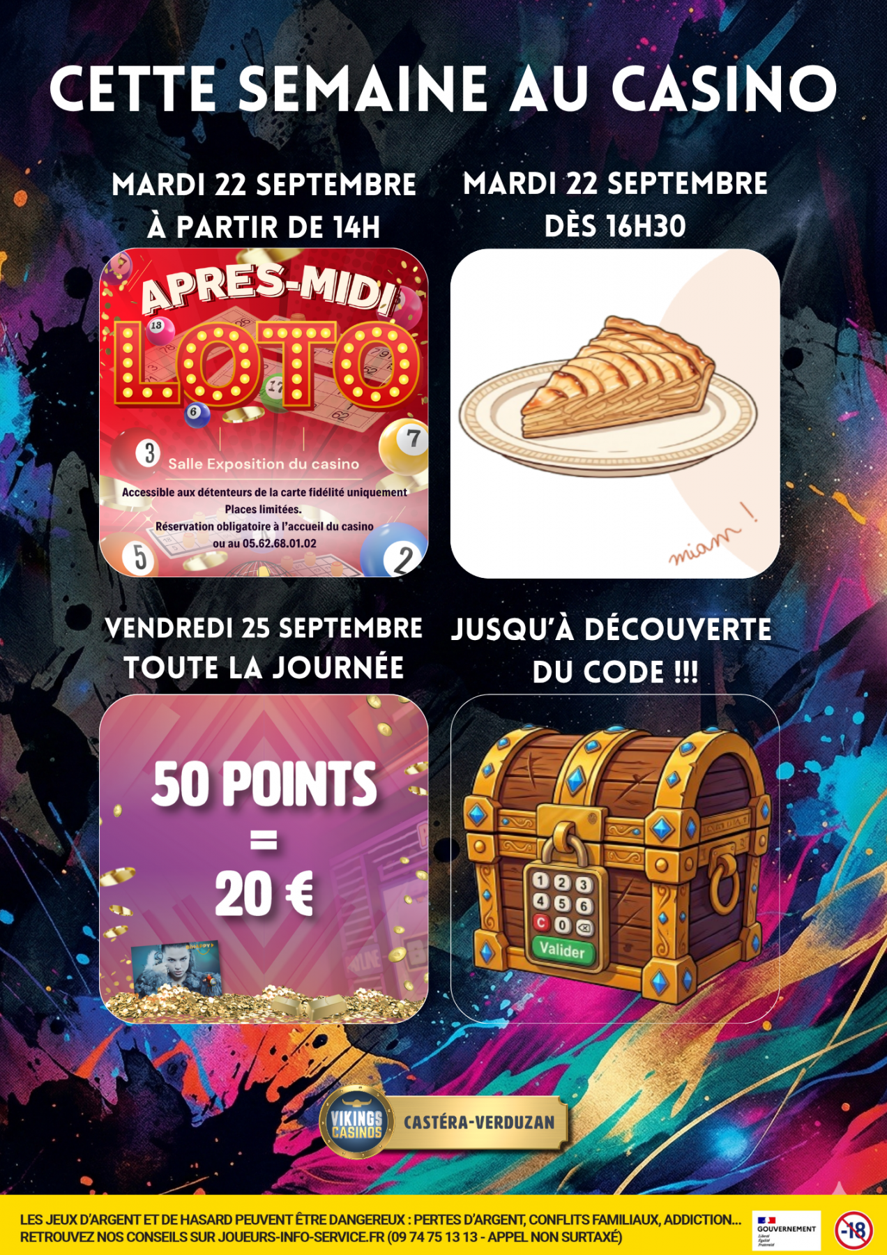 SEMAINE DU 21 SEPTEMBRE AU 27 SEPTEMBRE