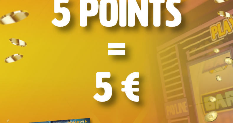 5 POINTS = 5 EUROS
