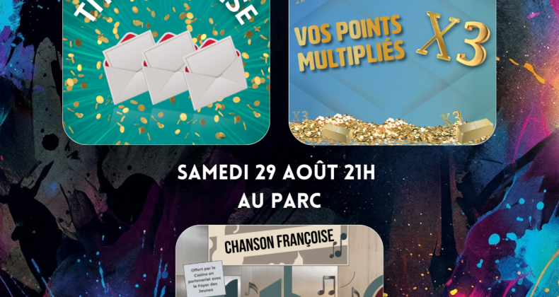 SEMAINE DU 24 AOÛT AU 30 AOÛT