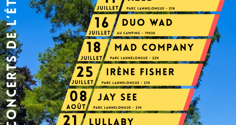 LES CONCERTS DE L'ETE