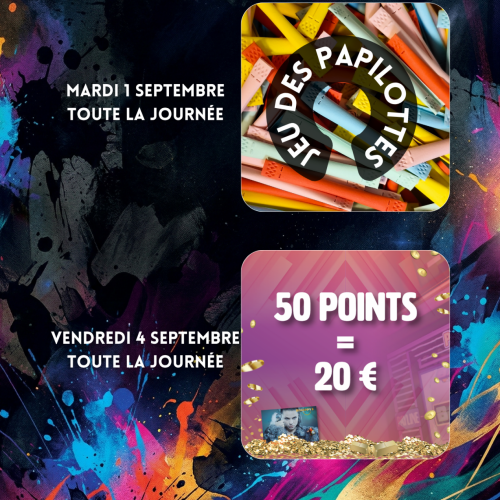 SEMAINE DU 31 AOÛT AU 6 SEPTEMBRE