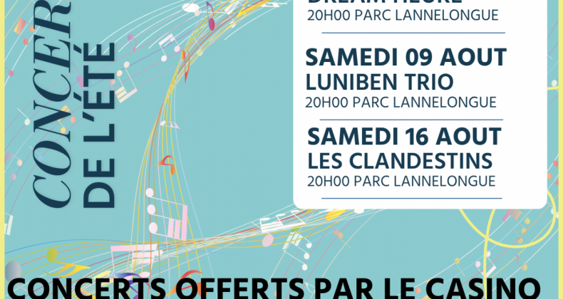 CONCERTS DE L'ÉTÉ OFFERT PAR LE CASINO DE CASTERA-VERDUZAN
