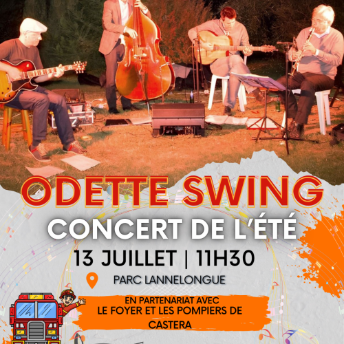 CONCERT DE L'ÉTÉ : ODETTE SWING 