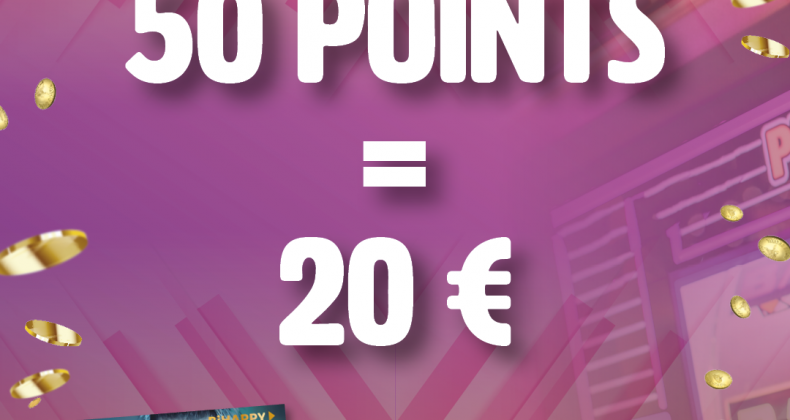 50 POINTS = 20€