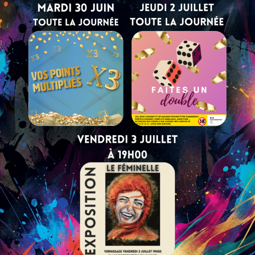 SEMAINE DU 29 JUIN AU 5 JUILLET