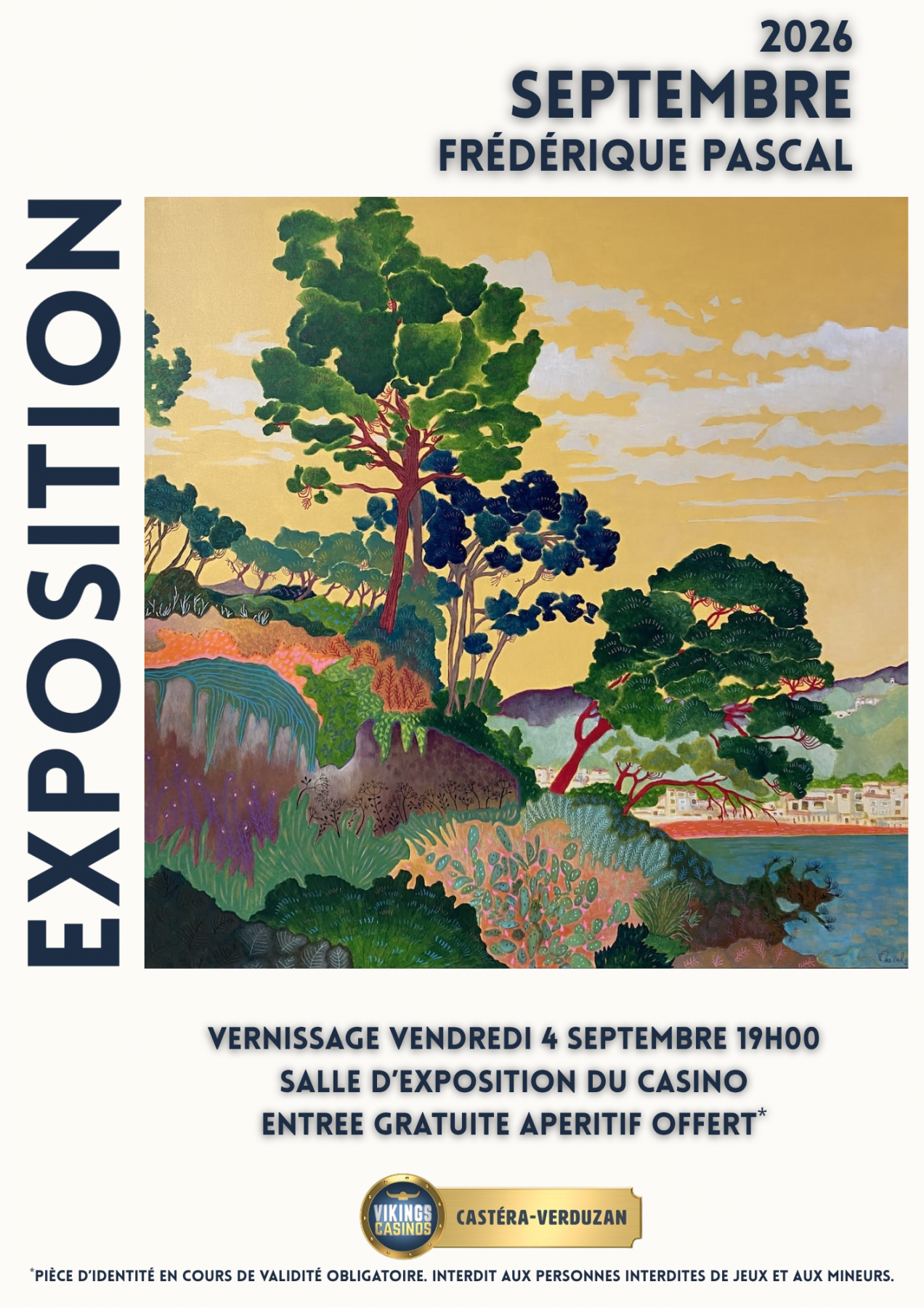 VERNISSAGE EXPOSITION DE FRÉDÉRIQUE PASCAL